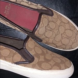 Coach- women’s signature slip-on sneakers